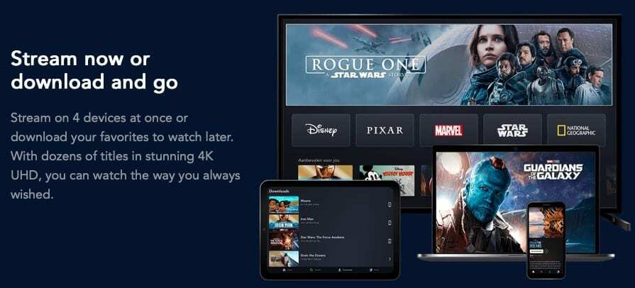 Beberapa Perangkat Disney Plus