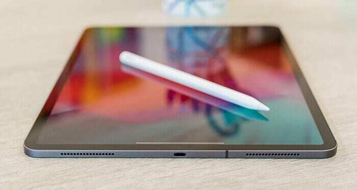 iPad Pro USB C įkrovimo prievadas