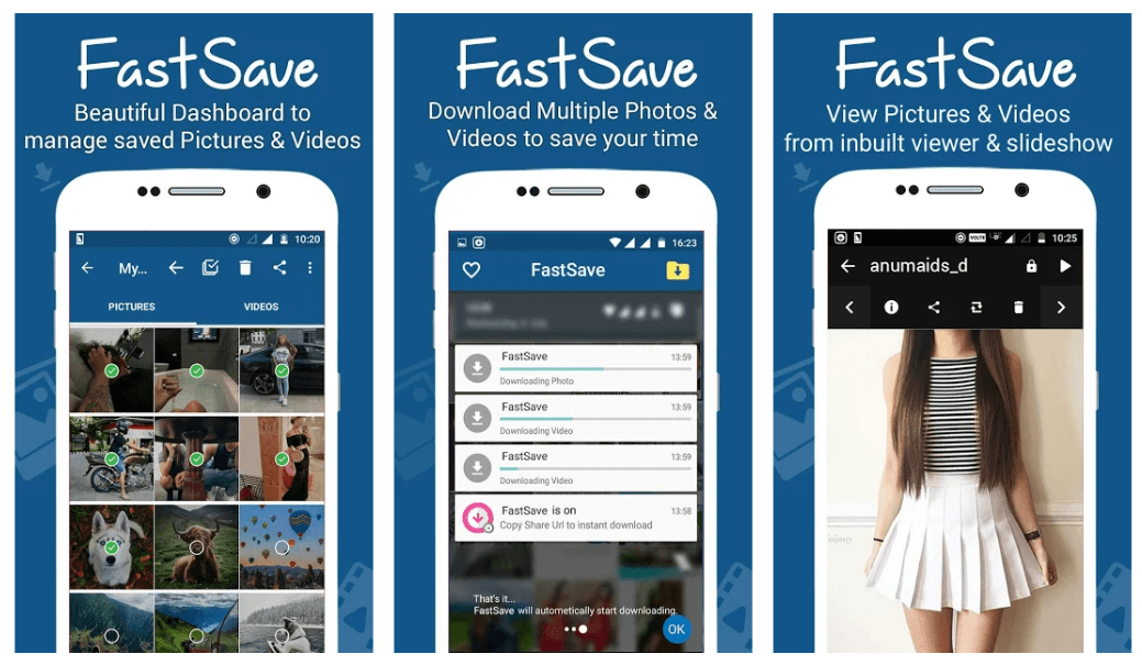 FastSave לאינסטגרם - הורדת התמונות והסרטונים הטובים ביותר באינסטגרם