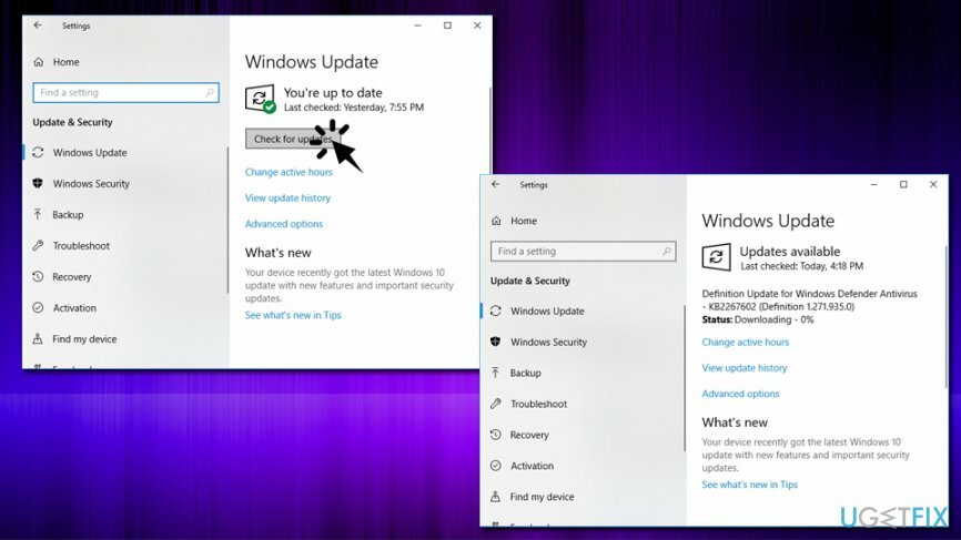 Mettre à jour le système d'exploitation Windows