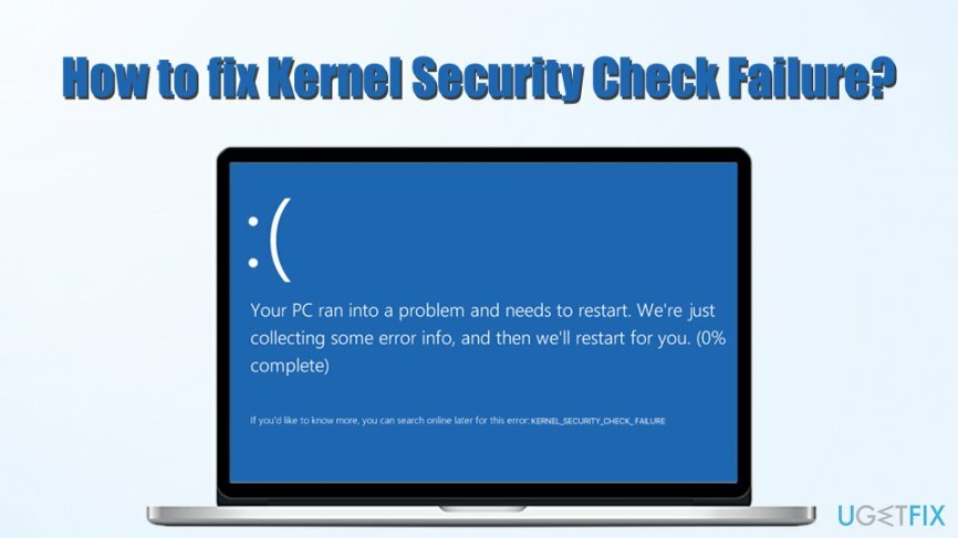 إصلاح فشل فحص أمان Kernel
