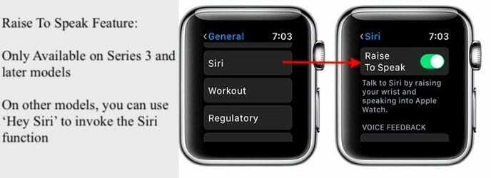 วิธีใช้ Raise to Speak บน Apple Watch