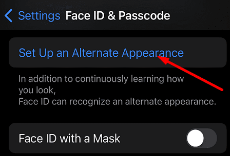 Face-ID-настройка-алтернативен външен вид