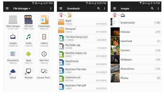 Beste Android-Dateimanager-App - Dateimanager + - 