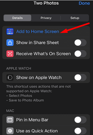 Skratky-aplikácia-pridať-skratku-na-domovskú-obrazovku