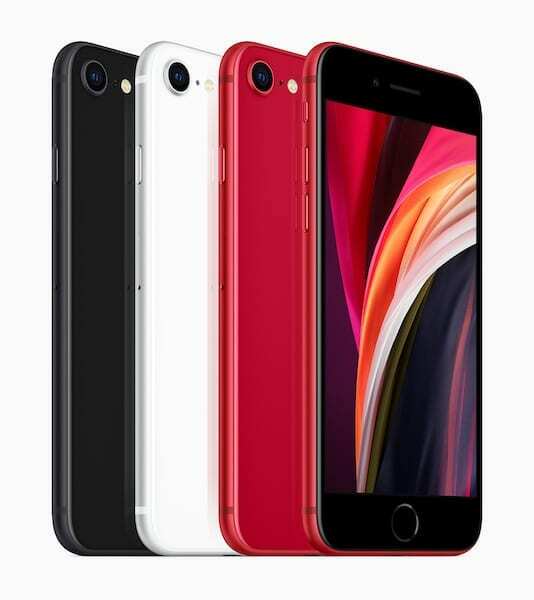 Couleurs de l'iPhone SE 2020