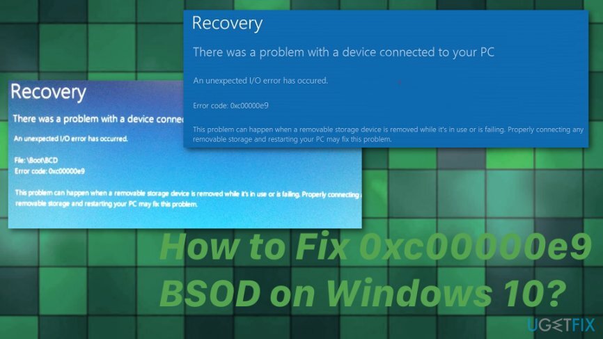 A 0xc00000e9 BSOD javítása Windows 10 rendszeren