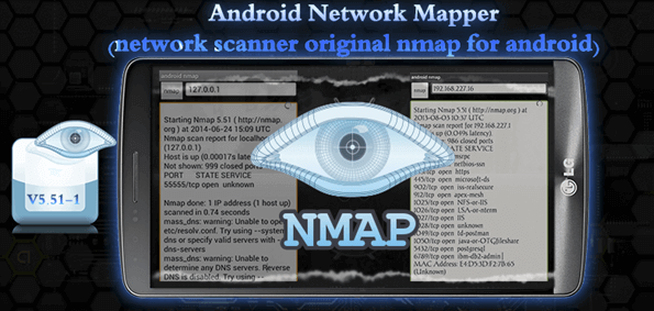 Labākās uzlaušanas lietotnes — Nmap