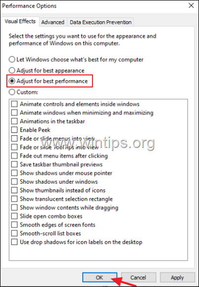 Настройка для лучшей производительности Windows 10