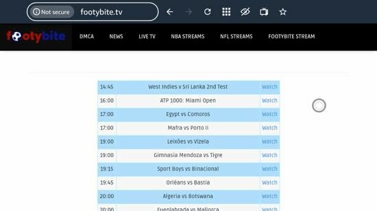 FootyBite - Strømmeside for fotball