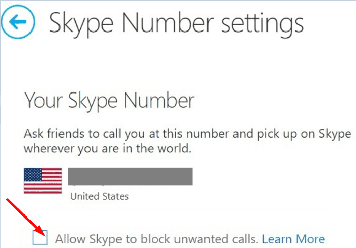 Позволете на Skype да блокира нежелани повиквания