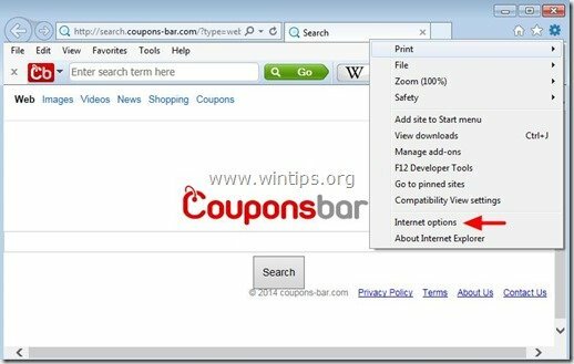 rimuovere-coupons-bar-search-internet-explorer