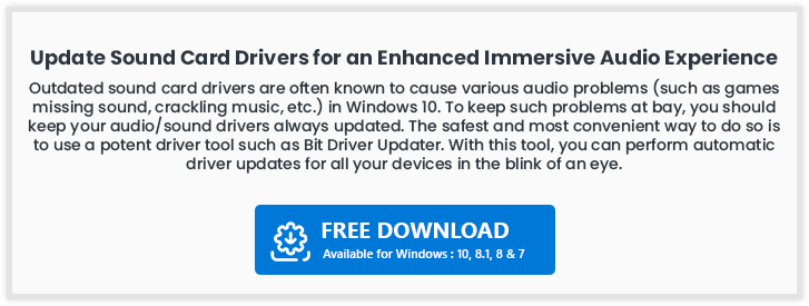 Actualice los controladores de la tarjeta de sonido para una experiencia de audio inmersiva mejorada