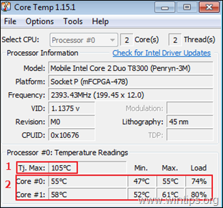 Kaip patikrinti procesoriaus temperatūrą 