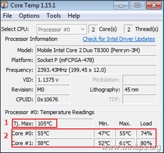 วิธีตรวจสอบอุณหภูมิ CPU 