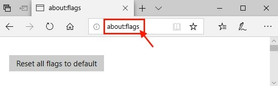 Введіть about: flags в адресному рядку