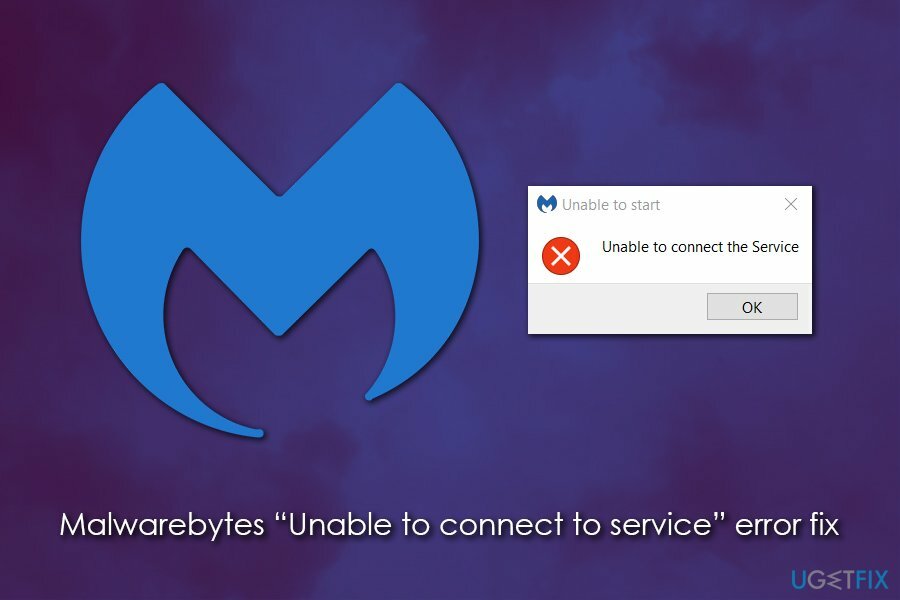 Ispravite pogrešku Malwarebytes koji se ne može povezati s uslugom