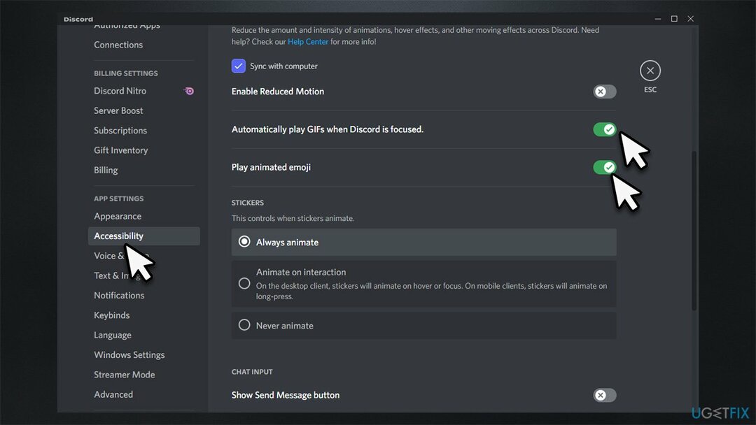 Nechte Discord přehrávat GIFy automaticky