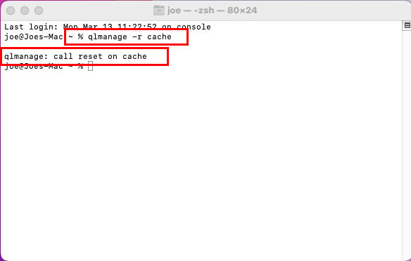 Risolto il problema con Quick Look in Mac che non funziona ripristinando il pool di cache Quick Look