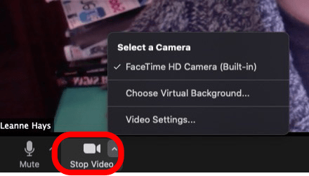 ikona za zaustavljanje video zumiranja
