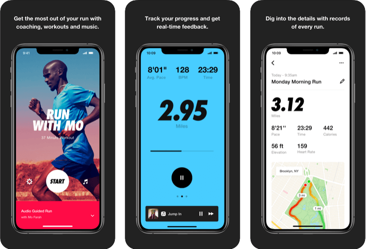 Nike Run Club — labākās skriešanas lietotnes 