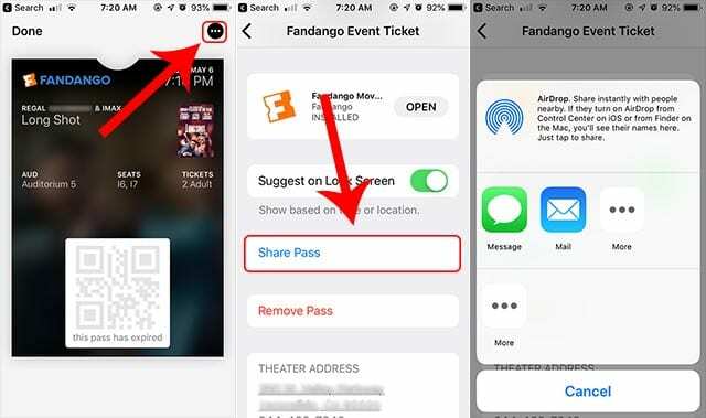 Tiket Berbagi Dompet Apple