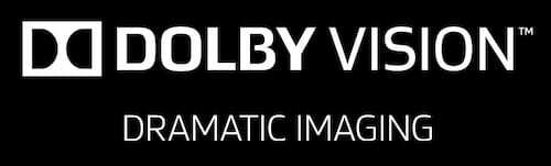 Dolby Vision dramaatiline kujutise logo.
