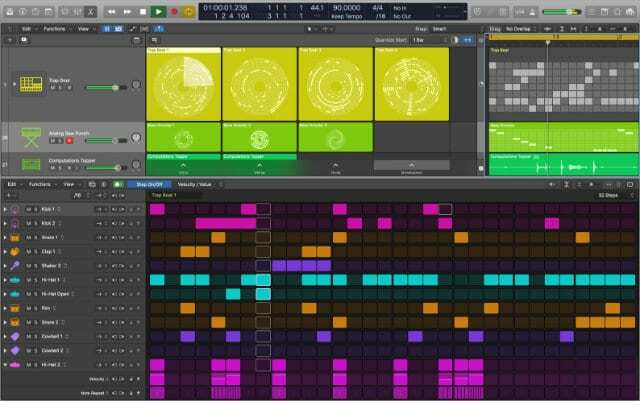 Stapsequencer in Logic Pro X