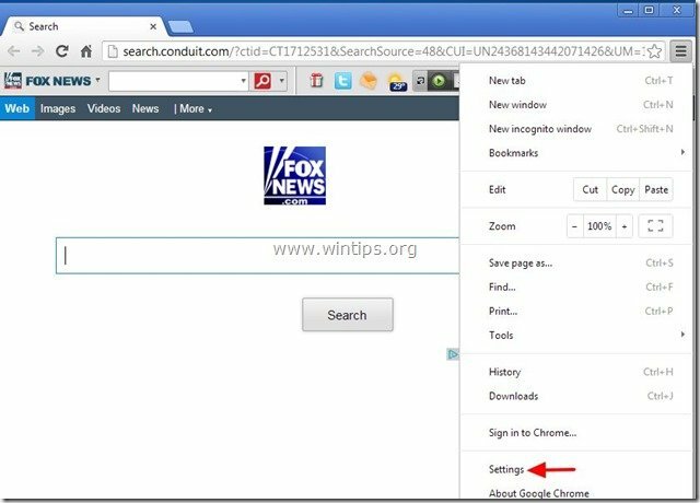 fox-news-barra de ferramentas-remoção-chrome