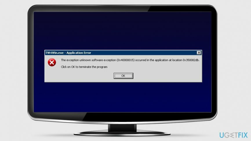 תקן שגיאה לא ידועה בתוכנה 0x40000015 ב-Windows