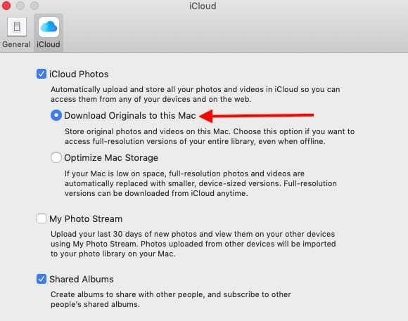 cadangkan perpustakaan foto iCloud ke drive eksternal