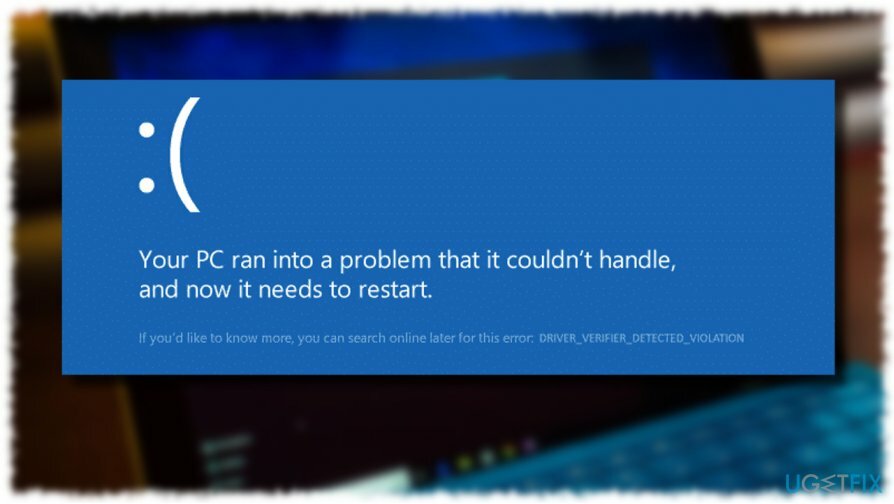 Opravit DRIVER_VERIFIER_DETECTED_VIOLATION BSOD