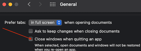 macos-zavrieť-okná-pri ukončení-aplikácie