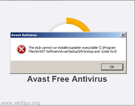 AVAST nelze odinstalovat