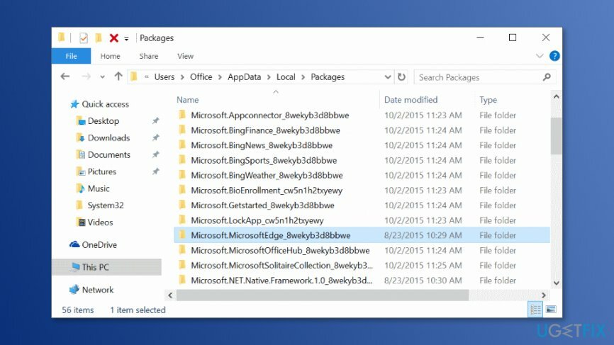 Instal ulang Edge untuk memperbaiki kesalahan INET_E_RESOURCE_NOT_FOUND