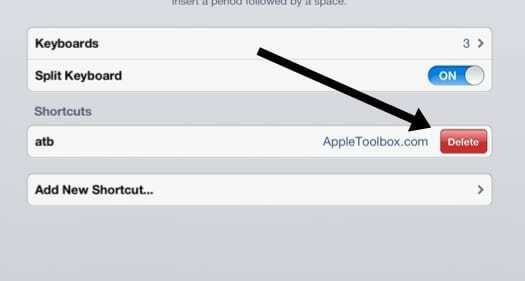IPhone, iDevices के लिए कीबोर्ड शॉर्टकट जोड़ें, हटाएं