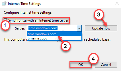 time.windows.com im Internetzeitserver