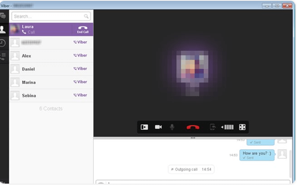 Bedste software til videoopkald - Viber