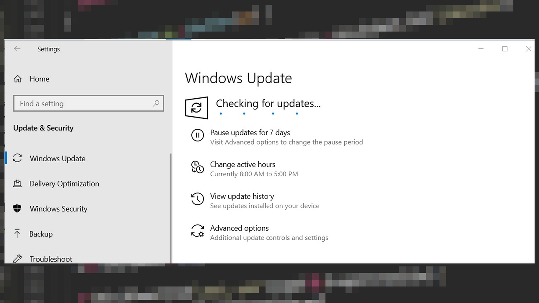 Kontrola aktualizací OS Windows