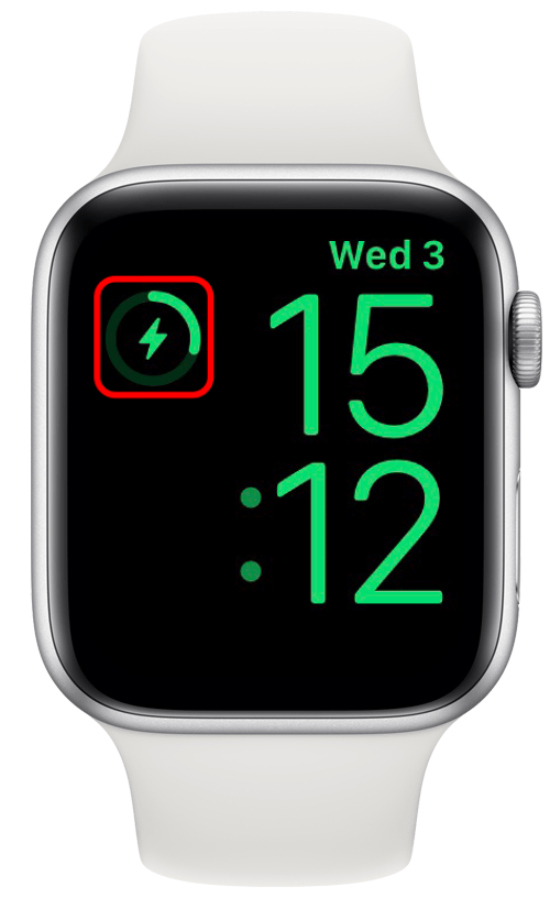 Az Apple Watch akkumulátora 50 százalék alatt van