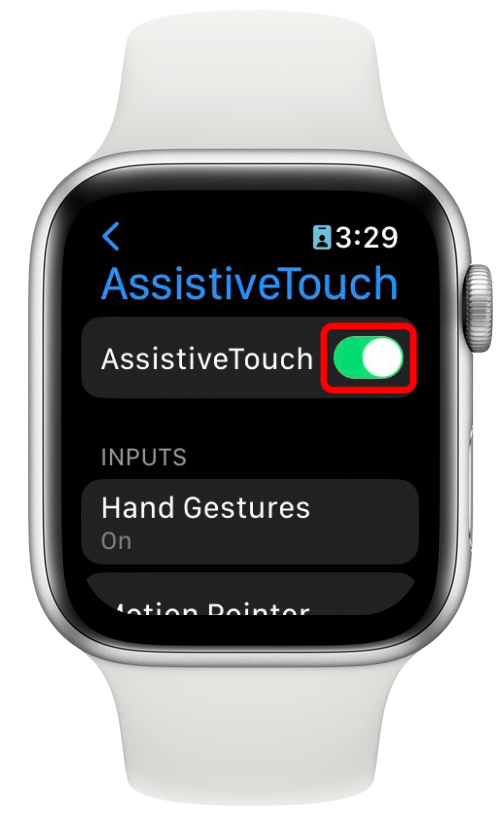 จากนั้นแตะ AssistiveTouch เพื่อเปิด เมื่อเปิดใช้งานจะเป็นสีเขียว