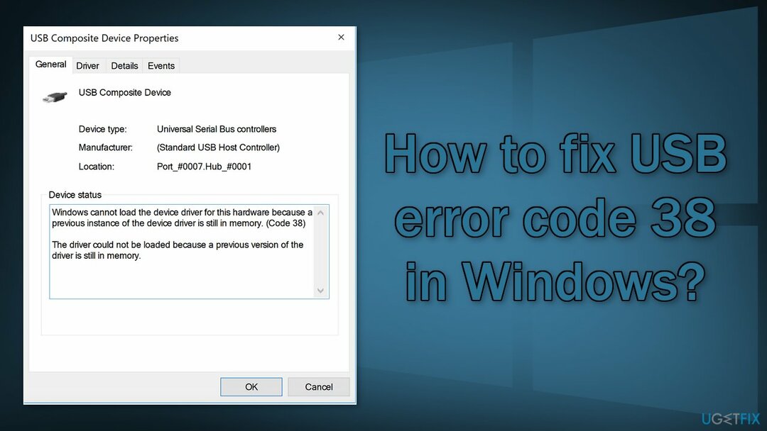 Како поправити УСБ код грешке 38 у Виндовс-у?