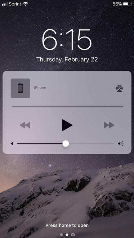 Zamknutá obrazovka Apple Music sa zasekla