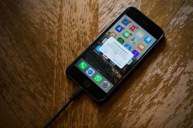 कनेक्टेड iPhone पर इस कंप्यूटर प्रॉम्प्ट पर भरोसा करें।