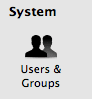 Usuários e grupos