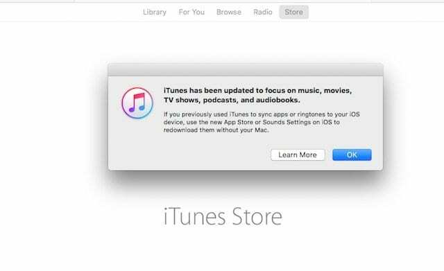 iTunes 12.7, Istruzioni per l'uso 