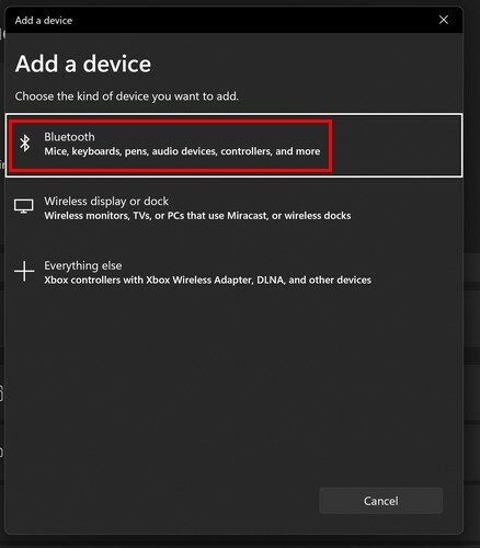 დააწყვილეთ Bluetooth მოწყობილობა Windows 11
