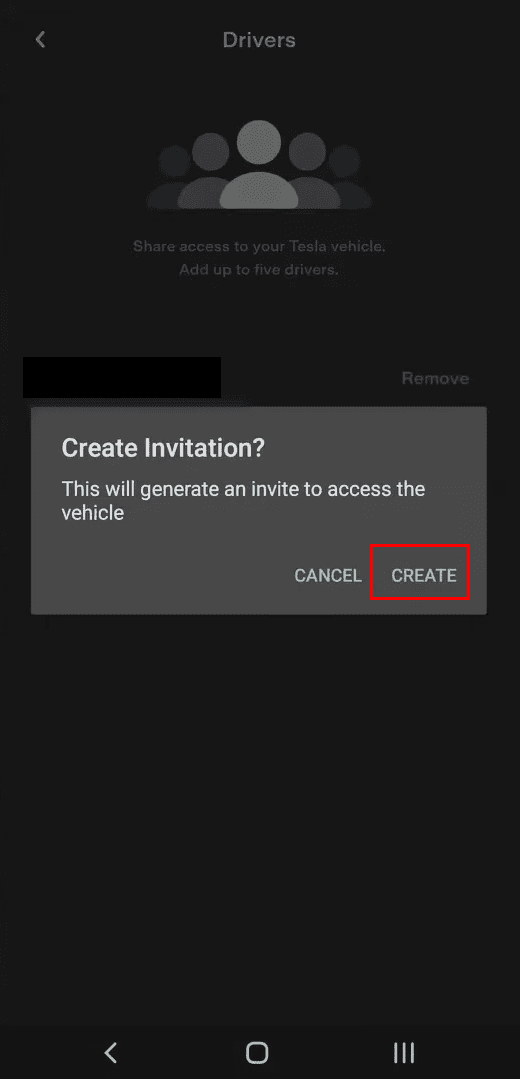 Как да добавите драйвер към приложението Tesla Създайте връзка за покана