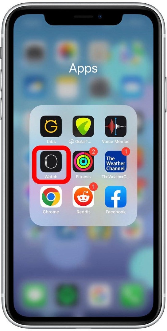 idite na aplikaciju Apple Watch na iPhoneu