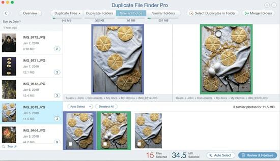 Duplikatfotos-renseværktøj til Mac